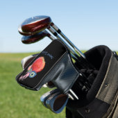 Cute Red Colorful Save the Planet Collectie Golfheadcover (Insitu)