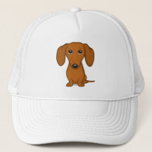 Cute Red Dachshund | Funny Cartoon Wiener Dog