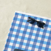 Cute red delivery truck cartoon illustration strandlaken (In situ)