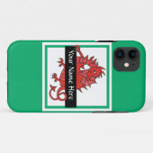 Cute Red Dragon iPhone 5/5s Hoesje aan Personalise (Achterkant (horizontaal))