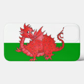Cute Red Dragon over de groene en witte iPad mini- Case-Mate iPhone Case (Achterkant (horizontaal))