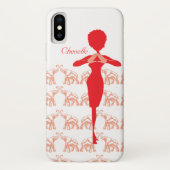 Cute red elephant Case-Mate iPhone case (Achterkant)