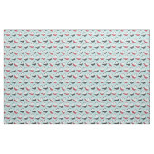 Cute Red en Black Pirate Ship Fabric Stof (Yard (91,4 cm))