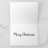 Cute Red en Gold Kerstmis Kaart (Binnen)