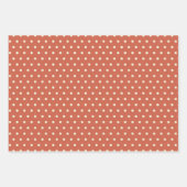 Cute  Red en White Polka Dot Pattern Inpakpapier Vel (Voorkant 3)