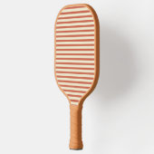 Cute  Red en White Striped Pattern Pickleball Paddle (Links)