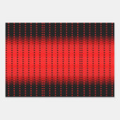 Cute Red en zwarte Ladybugs | Waterverf bloemen Inpakpapier Vel (Voorkant 2)