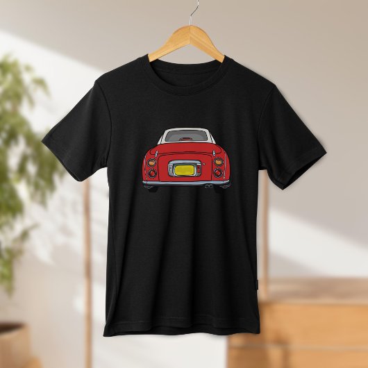 Cute Red Figaro Car Graphic T-Shirt