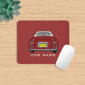 Cute Red Figaro Car Monogram Muismat