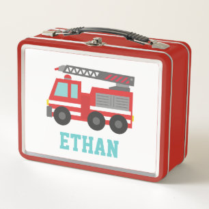 Cute Red Fire Truck voor Little Fire strijders