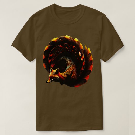 Cute Red fox 2023 T-shirt (Design voorkant)