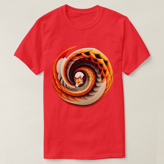 Cute Red fox 2023 v41 T-shirt (Design voorkant)