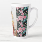 Cute Red Fox Animal Rozen Waterverf Latte Mok (Rechts)