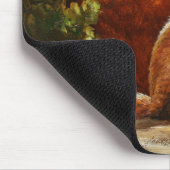 Cute Red Fox in de zon Muismat (Hoek)