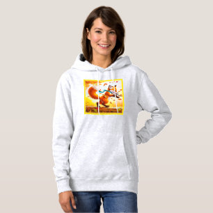 Cute Red Fox in Herfst Season Painting. Bestel nu Hoodie