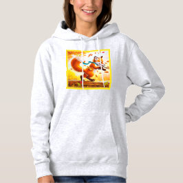 Cute Red Fox in Herfst Season Painting. Bestel nu Hoodie