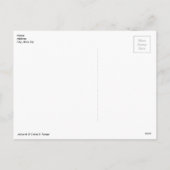 Cute Red Fox in Winter Snow Feestdagenkaart (Achterkant)