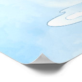 Cute Red Fox met Umbrella Poster (Hoek)