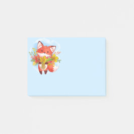 Cute Red Fox met valkleppen Post-it® Notes