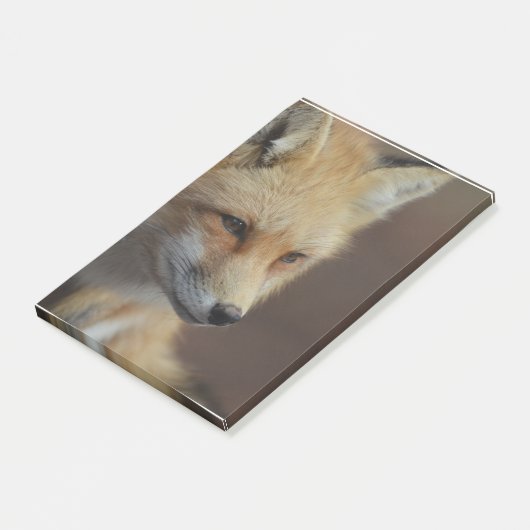 Cute Red Fox Post-it® Notes (Schuin)