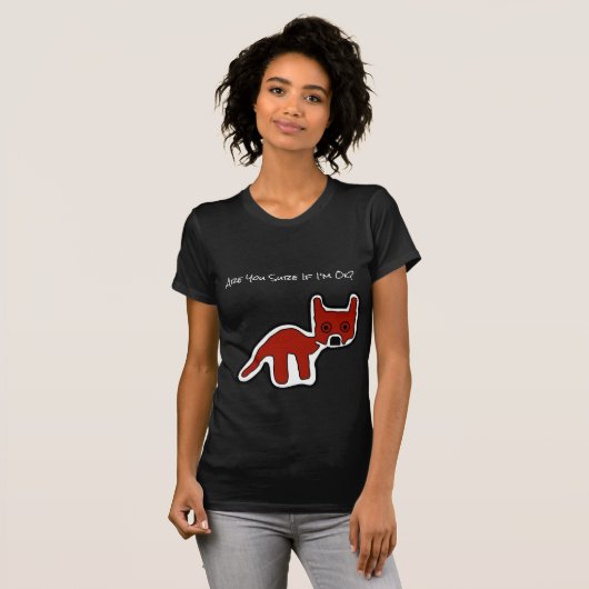 Cute Red Fox T-shirt (Voorkant volledig)