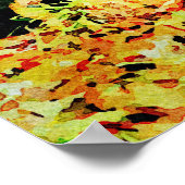 Cute Red Fox Waterverf Schilder Wildlife Art Poster (Hoek)