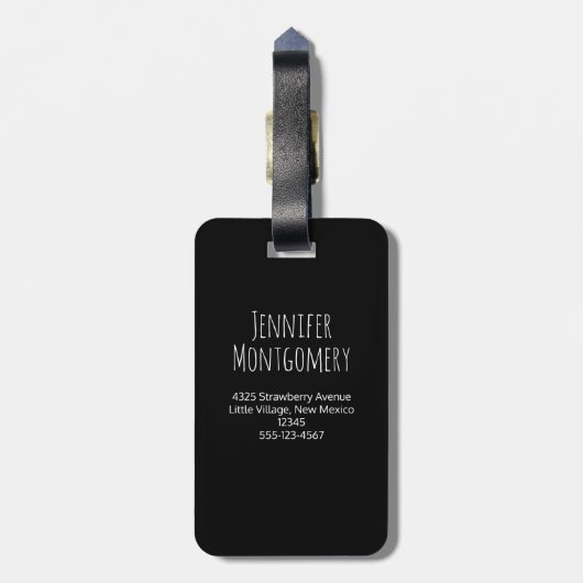 Cute Red Fox Wilderness Natuur Bagagelabel (Achterkant verticaal)