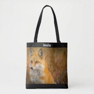 Cute Red Fox Wilderness Natuur Tote Bag