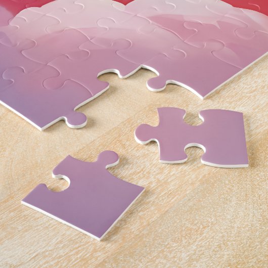 Cute red furry creature legpuzzel (Zijkant)