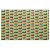 Cute red happy hovercraft cartoon stof (Fat Quarter)