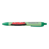 Cute red happy hovercraft cartoon zwarte inkt pen (Bodem)