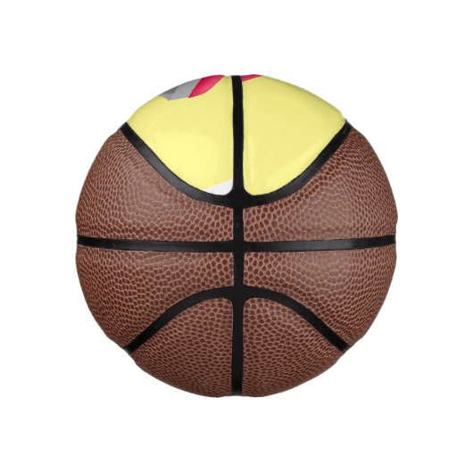 Cute red happy stapler cartoon basketbal (Rechts)