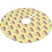 Cute red happy stapler cartoon kerstboom rok (Gekanteld)