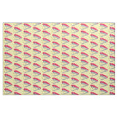 Cute red happy stapler cartoon stof (Fat Quarter)