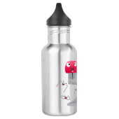 Cute red happy stapler cartoon waterfles  (Links)