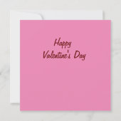 Cute red harten kaart (Achterkant)