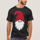 Cute Red Hat Christmas Gnome T-shirt (Voorkant)