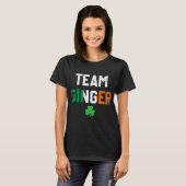 Cute Red Head Team Ginger St Patricks T-shirt (Voorkant volledig)