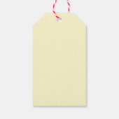 Cute Red Heart Flowers Weddenschap Bedankt Cadeaulabel (Achterkant)