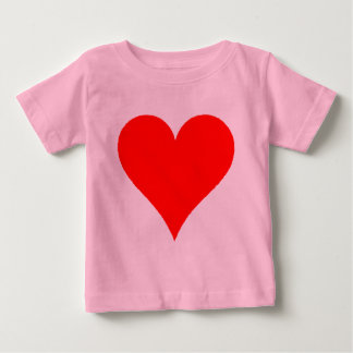 Cute Red Heart Shirt voor meisjes