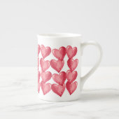 Cute Red Heart Valentijnsdag Gift Porselein Kop (Rechts)