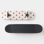Cute Red Hearts Patroon Persoonlijk Skateboard (Horizontaal)