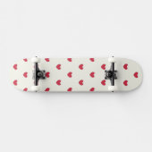 Cute Red Hearts Patroon Persoonlijk Skateboard (Horizontaal)