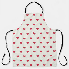 Cute Red Hearts Patroon Schort