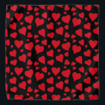 Cute Red Hearts Pattern Art Black Bandana<br><div class="desc">Show je dierbare liefde met dit Cute Red Hearts Pattern Art Black Pet Bandana.  Het is ontworpen met een zwarte achtergrond en je kunt je aanpassen aan de favoriete kleur van je huisdier.   Je kunt je hond of kat met de banaan kleden en ze kunnen je liefde voelen!</div>