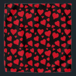 Cute Red Hearts Pattern Art Black Bandana<br><div class="desc">Show je dierbare liefde met dit Cute Red Hearts Pattern Art Black Pet Bandana.  Het is ontworpen met een zwarte achtergrond en je kunt je aanpassen aan de favoriete kleur van je huisdier.   Je kunt je hond of kat met de banaan kleden en ze kunnen je liefde voelen!</div>