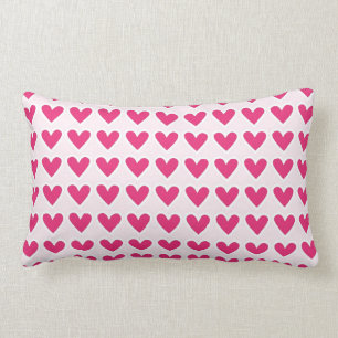 Cute Red Hearts Pattern roze Valentijnsdag Giften Kussen