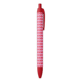 ❤️ Cute Red Hearts roze Zwarte Inkt Pen