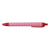 ❤️ Cute Red Hearts roze Zwarte Inkt Pen (Bodem)