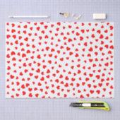 Cute Red Hearts Valentijnsdag Tissuepapier (Craft)